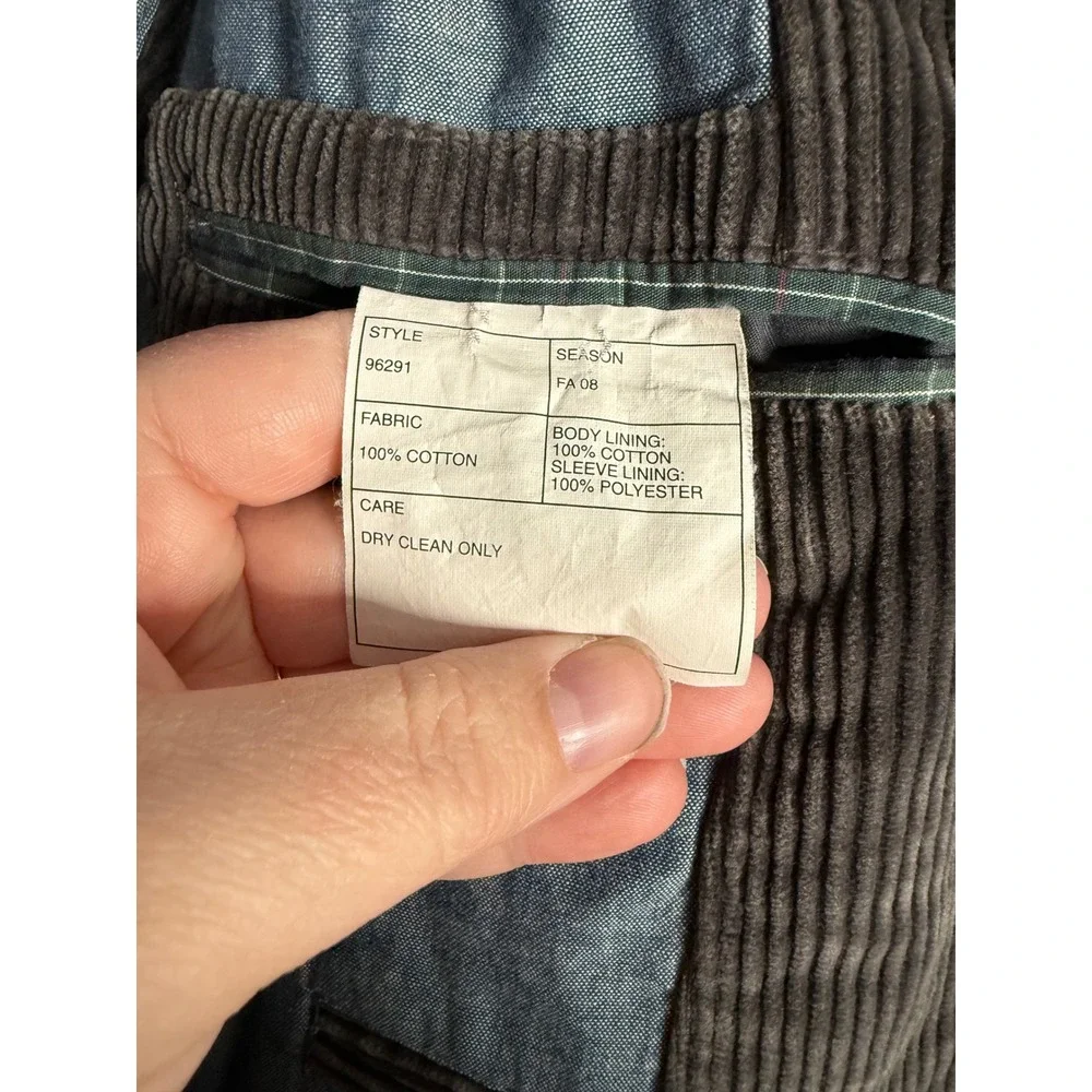 J.crew vintage brown corduroy elbow parches chore‎ coat blazer jacket